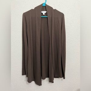 Medium Market & Spruce long sleeve brown cardigan